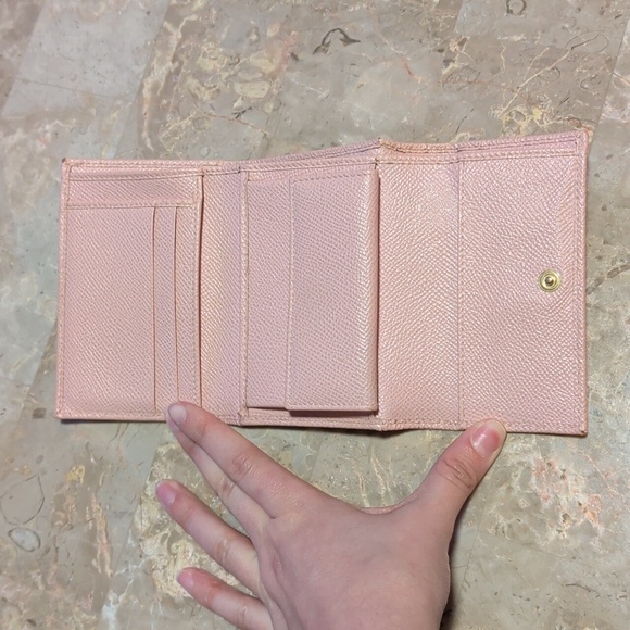 Dolce & Gabbana Pink Wallet With Rhinestone Logo - Picture 7 of 10